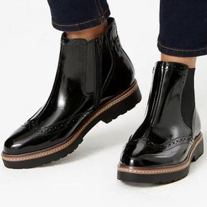 Waterproof Leather Oxford Brogue Chelsea Boots